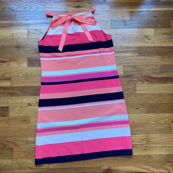 Crown & Ivy Tie Neck Halter Shift Dress - Picture 6 of 10